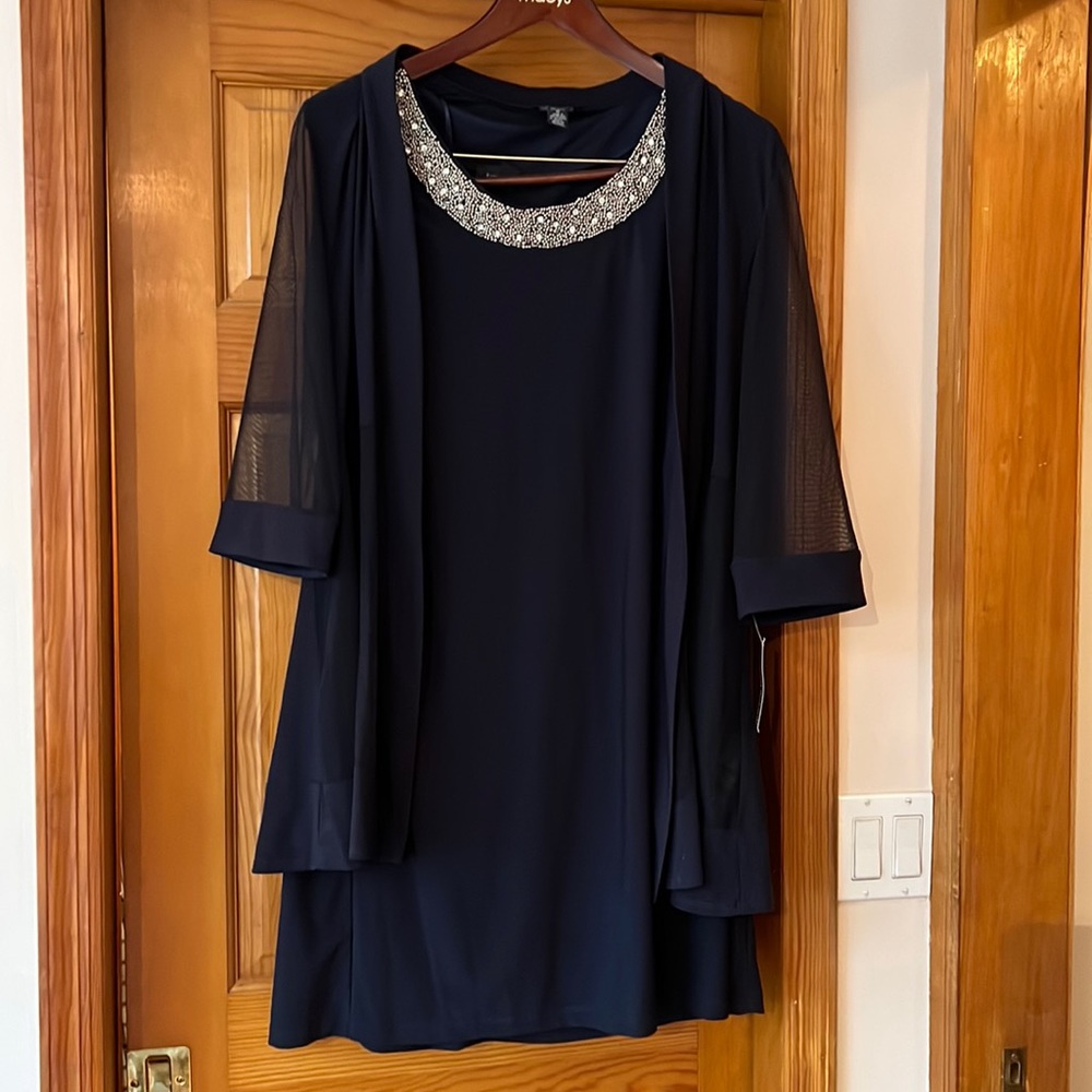 NAVY FORMAL DRESS SET